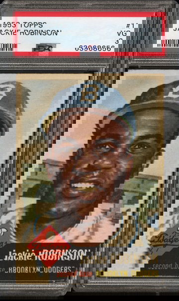 1953 Topps Jackie Robinson PSA 3