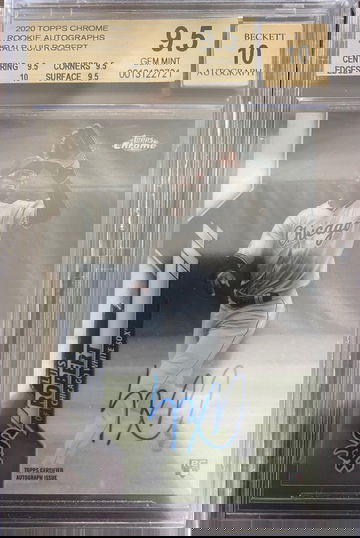 LUIS ROBERT 2020 TOPPS CHROME RC AUTO BGS 9.5 / 10 TRUE GEM +