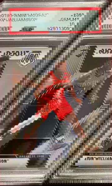 2019 Panini Mosaic Zion Williamson PSA 10 Gem Mint