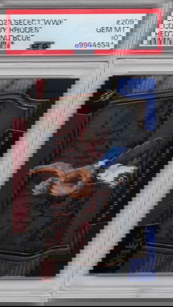 2023 Select WWE Cody Rhodes #209 Red and Blue Prizm