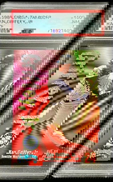 1998 Circa Thunder Ken Griffey Jr. Rave #/150