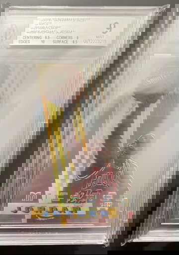 1996 Michael Jordan Bowman's Best Shots Refractor BGS 9