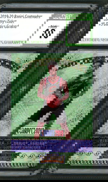 2019 Panini Contenders Lottery Ticket Darius Garland Rookie Rc #5 CSG 10 Pristine Cleveland Cavaliers