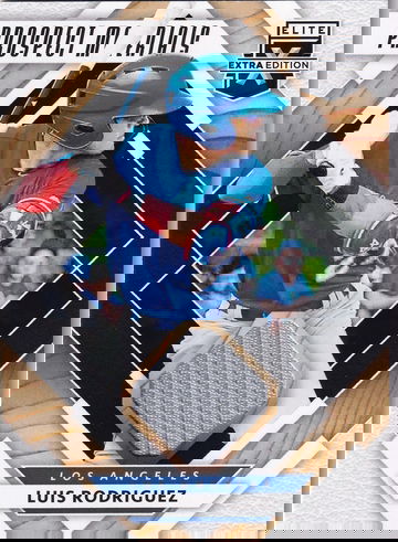 2020 Panini Elite Extra Edition Luis Rodriguez #PM-LR Black Relic