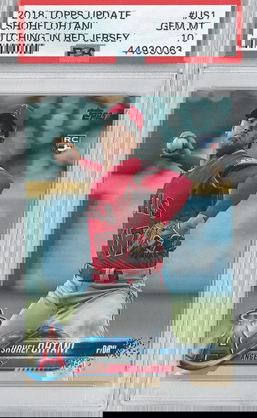 2018 Topps Update Shohei Ohtani #US1 PSA 10 Angels