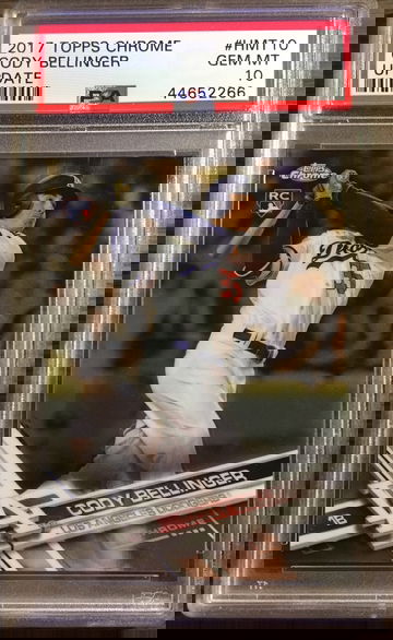 Cody Bellinger 2017 Topps Chrome Update HMT10 PSA 10