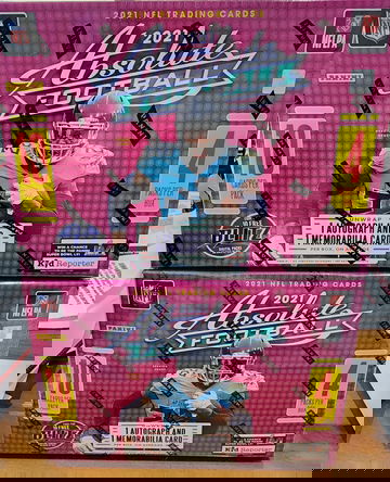 2021 Panini Absolute Football Mega Box lot of 2