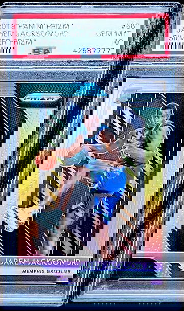 Jaren Jackson JR. RC Silver Prizm PSA 10