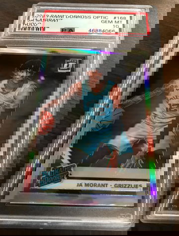 2019-20 Donruss Optic Ja Morant HOLO PSA 10