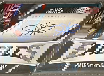 Jalen Hurts 2021 Certified Patch Auto /25