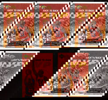 1992 Upper Deck Back to Back MVP Michael Jordan #67 5x Lot Bulls HoF