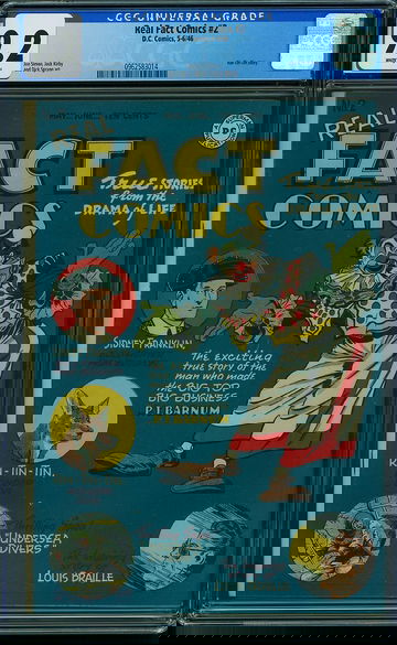 REAL FACT COMICS #2, CGC 9.2 NM-