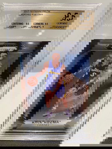 Kyle Kuzma 2017 Panini Prizm RC BGS 9.5