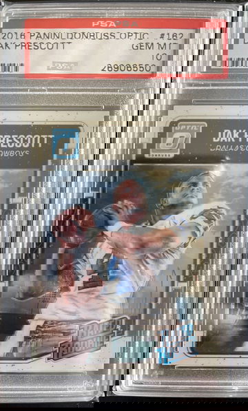 2016 Donruss Optic Dak Prescott PSA 10 Gem Mint