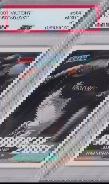 Ichiro Suzuki 2001 Victory #564 Rookie Card PSA 9