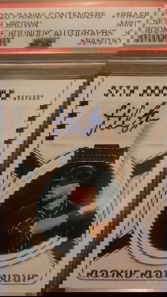 2020 panini Contender Seth Brown Rookie Autograph