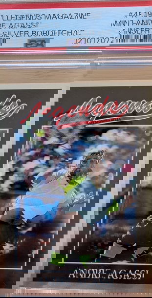 1991 Legends Magazine Andre Agassi PSA 9 Mint low pop!