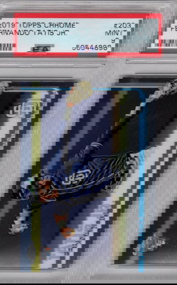 2019 Topps Chrome Fernando Tatis Jr. RC PSA 9