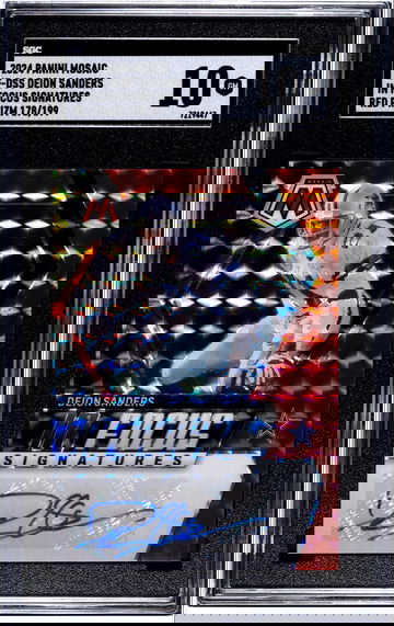 2024 Panini Mosaic Deion Sanders auto