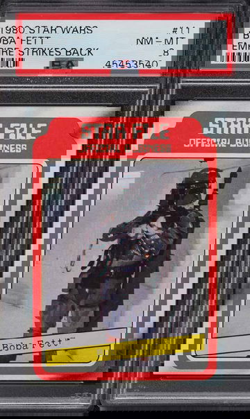 1980 Topps Star Wars #11 Boba Fett RC Rookie PSA 8 NM-MT Empire Strikes Back