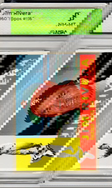 1960 Topps #116 Jim Rivera MBA 8 NM/MT