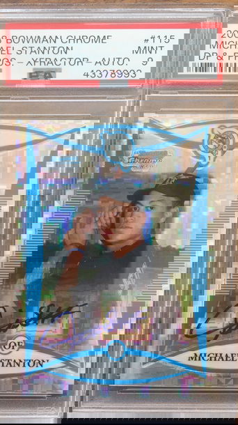 Mike Stanton xfractor auto psa 9 /225