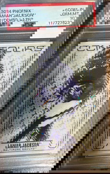 2024 Phoenix Lamar Jackson Contours Lazer PSA 10