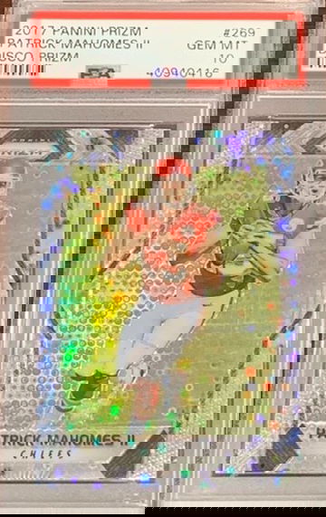 2017 Prizm Patrick Mahomes Disco PSA 10