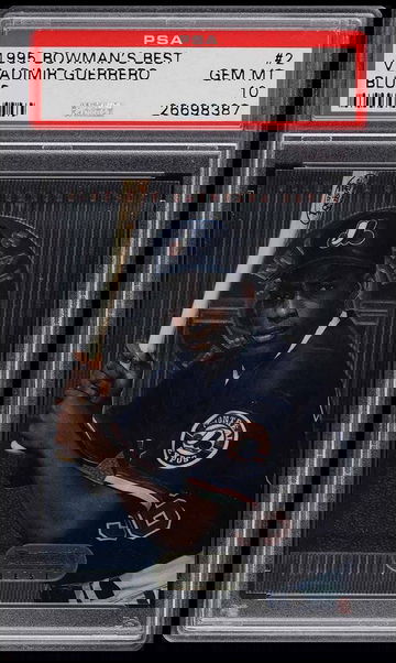 1995 Bowman's Best Blue Vladimir Guerrero ROOKIE #2 PSA 10 GEM MINT