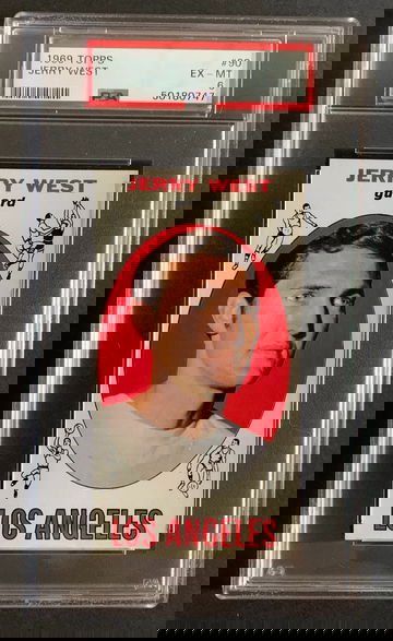 1969 Topps Lakers Jerry West #90 - PSA 6 EX-MT