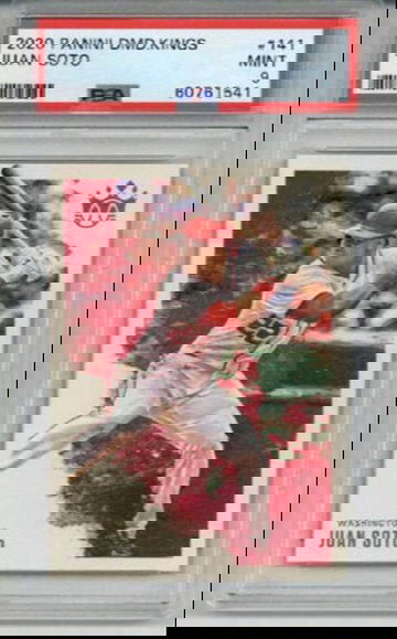 2020 PANINI DIAMOND KINGS #141 JUAN SOTO BASEBALL CARD PSA 9 SP LOW POP RARE