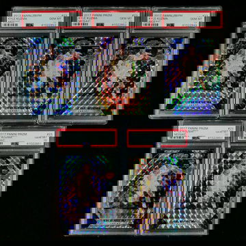 LOT (5) 2017 Panini Prizm Mosaic #23 Kyle Kuzma Rookie RC PSA 10  - DHL Express Air 5-6 Days with Tracking from Overseas