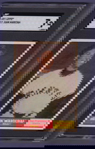 1961 Topps #417 Juan Marichal SGC 7