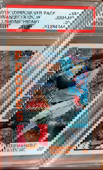 Fernando Tatis Jr 2019 Topps Silver Pack PSA 10