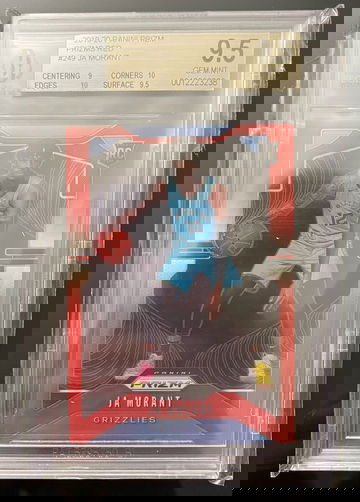 2019-20 Ja Morant Prizm Red /299 BGS 9.5 w/10
