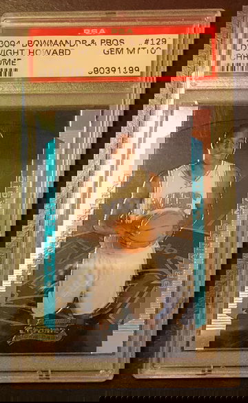 2004 Bowman Chrome Dwight Howard Rookie RC PSA 10 GEM MINT #129 Orlando Magic