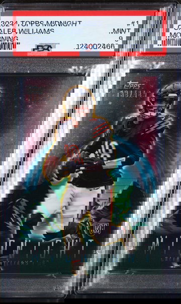 2024 Topps Midnight Morning Caleb Williams #1 /149 PSA 9