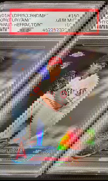 2018 Topps Chrome Shohei Ohtani Refractor #150 PSA 10