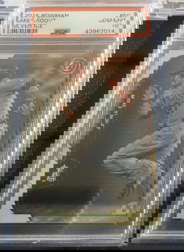 2015 Bowman Mike Trout Silver Ice PSA10