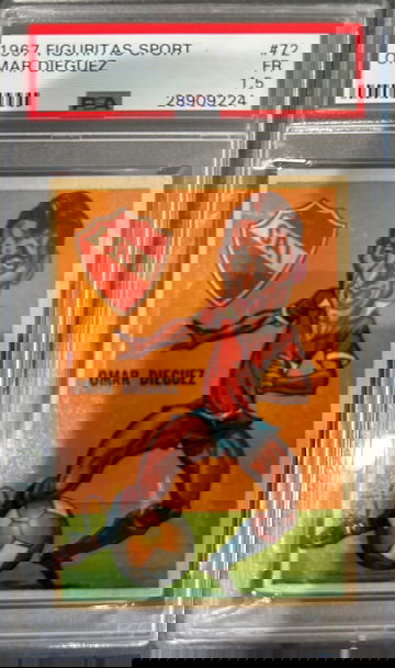 1967 Figuritas Sport Omar Dieguez PSA 1.5