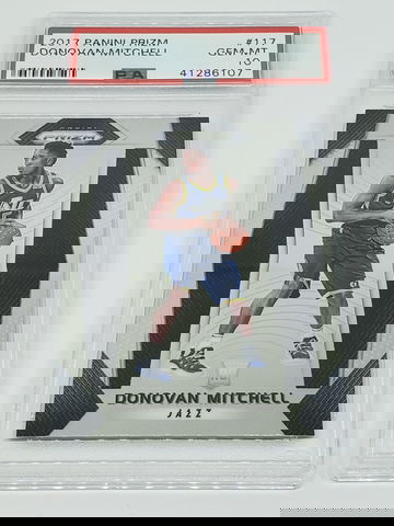 2017 Prizm Donovan Mitchell PSA 10 Rookie RC Card