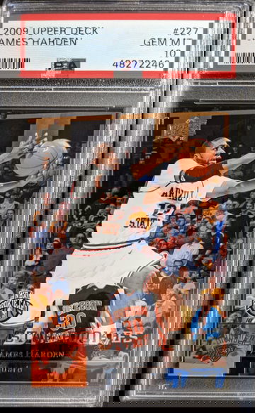 2009 Upper Deck #227 James Harden RC PSA 10 Mint Nets