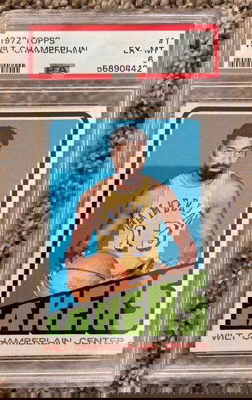 1972 Topps Wilt Chamberlain PSA 6