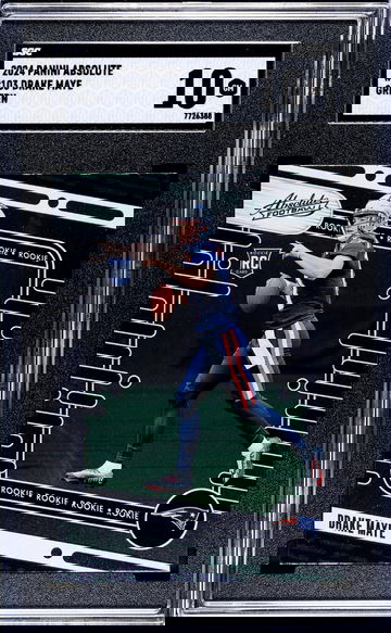 2024 Panini Absolute #103 Drake Maye Green SGC 10