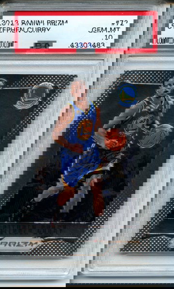 2012 Panini Prizm Stephen Curry #72 PSA Gem Mint 10
