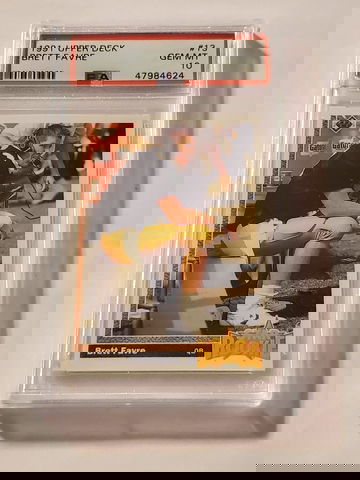 Brett Favre 1991 Upper Deck RC PSA 10