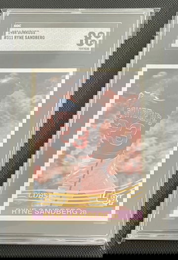 1984 Donruss Ryne Sandberg SGC 8