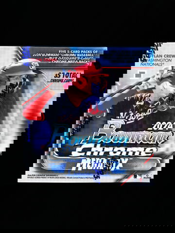 2024 Bowman Chrome Factory Sealed Baseball Mega Box (35 Cards)