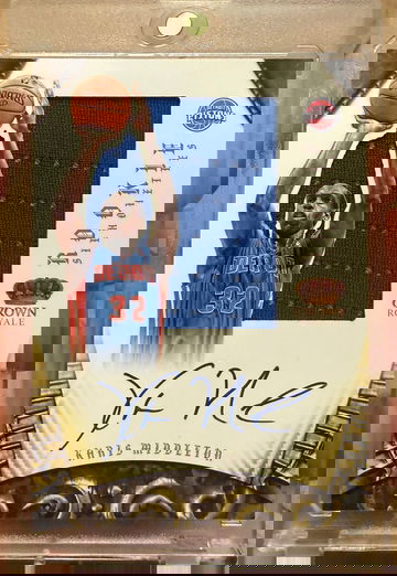 2012-13 Panini Preferred Khris Middleton #309 Rookie Silhouettes Jersey Auto /99