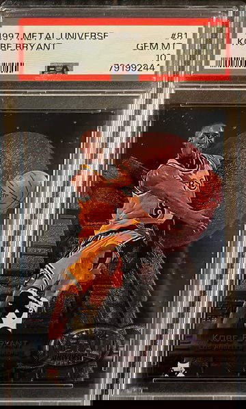 1997-98 Metal Universe #81 Kobe Bryant PSA 10 GEM MINT RARE LOW POP LAKERS MAMBA